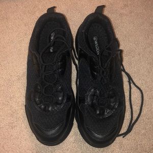 Black Chunky Sneakers